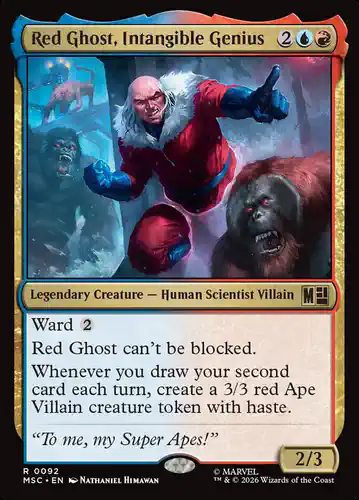 Red Ghost, Intangible Genius - msc Spoiler