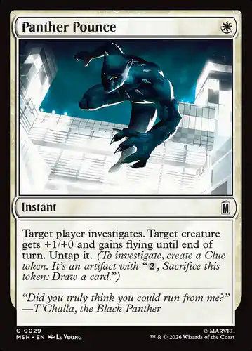 Panther Pounce - msh Spoiler