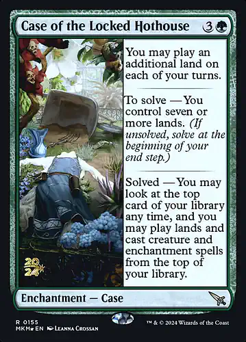 Case of the Locked Hothouse - mkm Spoiler