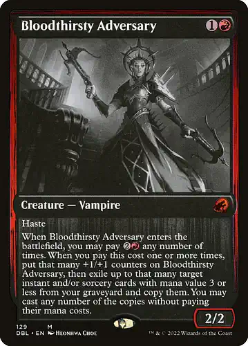 Bloodthirsty Adversary - dbl Spoiler