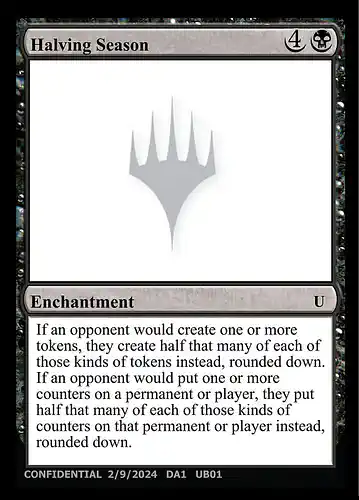 Halving Season - unk Spoiler