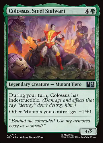 Colossus, Steel Stalwart - msc Spoiler