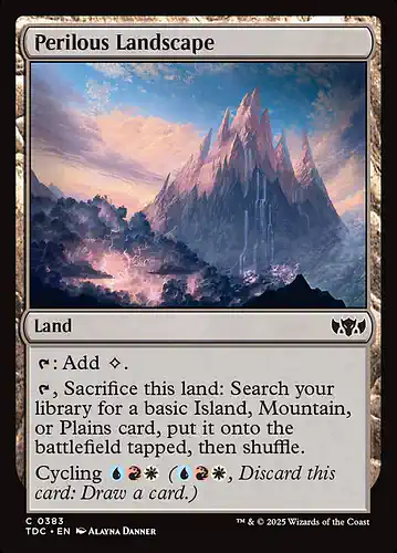 Perilous Landscape - tdc Spoiler