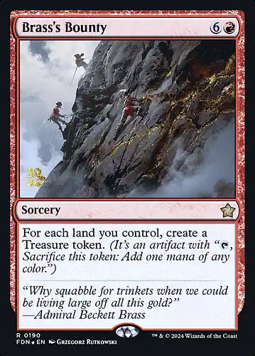 Brass's Bounty - fdn Spoiler