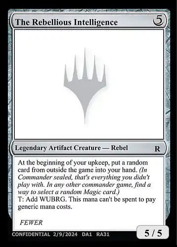 The Rebellious Intelligence - unk Spoiler