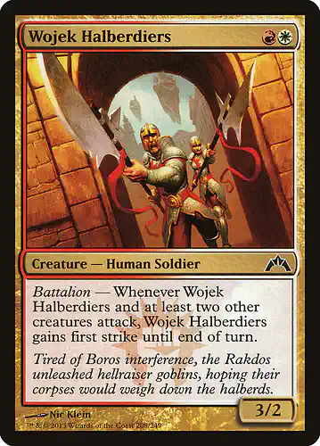 Wojek Halberdiers - gtc Spoiler