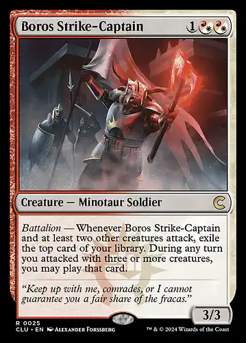 Boros Strike-Captain - clu Spoiler