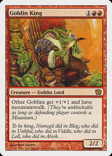 Goblin King - 9ed Spoiler