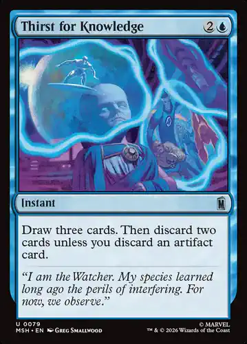 Thirst for Knowledge - msh Spoiler