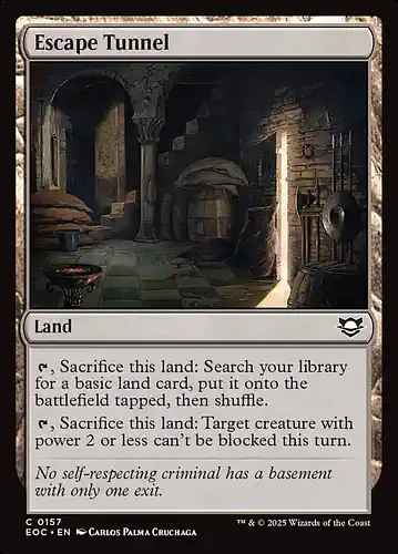 Escape Tunnel - eoc Spoiler