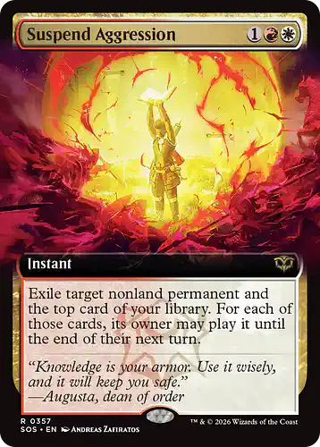 Suspend Aggression - sos Spoiler