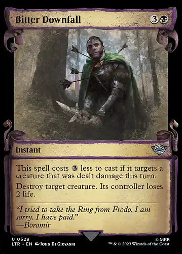 Bitter Downfall - ltr Spoiler