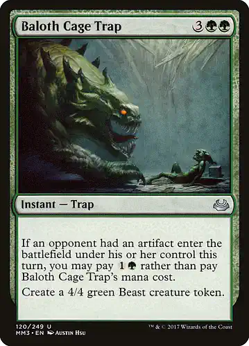 Baloth Cage Trap - mm3 Spoiler