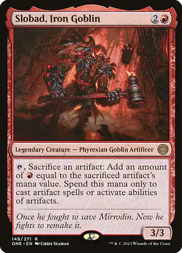 Slobad, Iron Goblin - one Spoiler