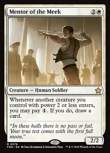 Mentor of the Meek - fdn Spoiler