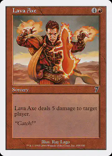 Lava Axe - 7ed Spoiler