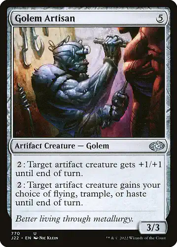 Golem Artisan - j22 Spoiler