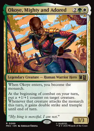 Okoye, Mighty and Adored - msc Spoiler
