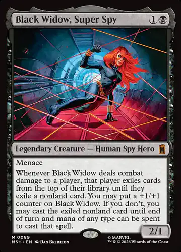Black Widow, Super Spy - msh Spoiler