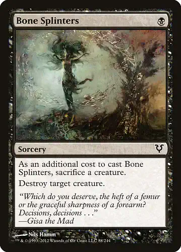 Bone Splinters - avr Spoiler