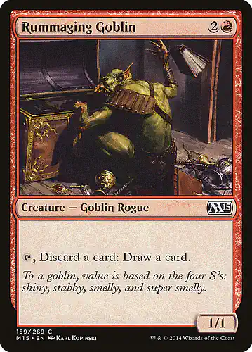 Rummaging Goblin - m15 Spoiler