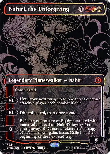 Nahiri, the Unforgiving - one Spoiler