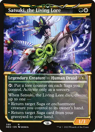 Satsuki, the Living Lore - neo Spoiler