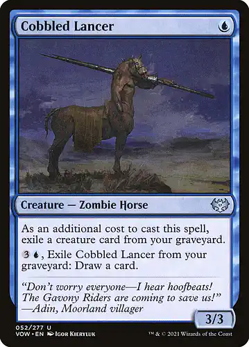 Cobbled Lancer - vow Spoiler