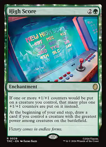 High Score - tmc Spoiler
