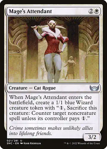 Mage's Attendant - snc Spoiler
