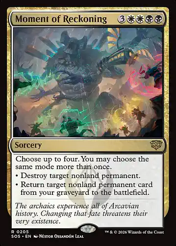 Moment of Reckoning - sos Spoiler