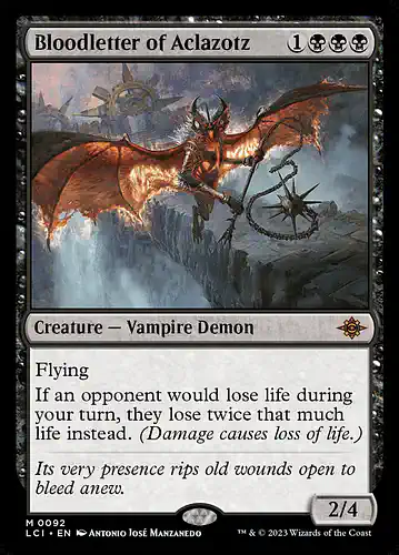 Bloodletter of Aclazotz - lci Spoiler