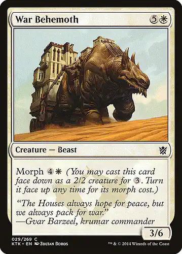 War Behemoth - ktk Spoiler
