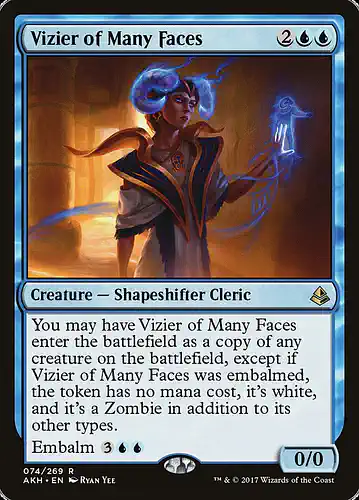 Vizier of Many Faces - akh Spoiler