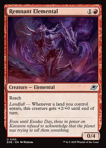 Remnant Elemental - eoe Spoiler