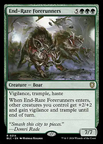 End-Raze Forerunners - blc Spoiler