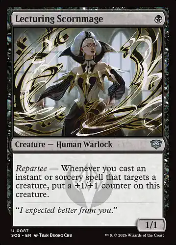 Lecturing Scornmage - sos Spoiler
