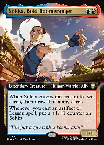 Sokka, Bold Boomeranger - tla Spoiler