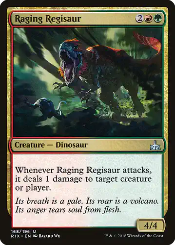 Raging Regisaur - rix Spoiler