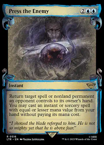 Press the Enemy - ltr Spoiler