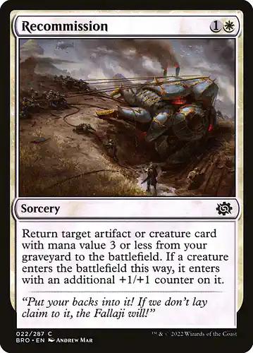Recommission - bro Spoiler