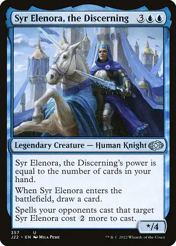 Syr Elenora, the Discerning - j22 Spoiler