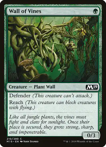 Wall of Vines - m19 Spoiler