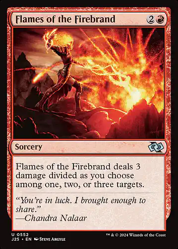 Flames of the Firebrand - j25 Spoiler