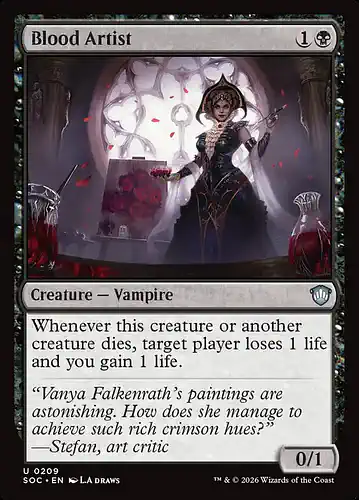 Blood Artist - soc Spoiler