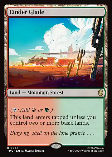Cinder Glade - tmc Spoiler