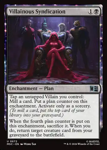 Villainous Syndication - msc Spoiler