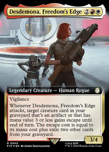 Desdemona, Freedom's Edge - pip Spoiler