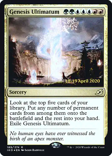 Genesis Ultimatum - iko Spoiler