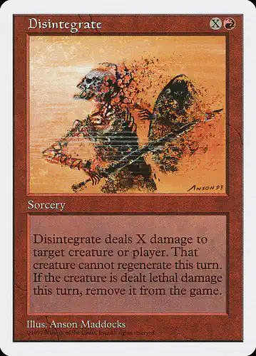Disintegrate - 5ed Spoiler